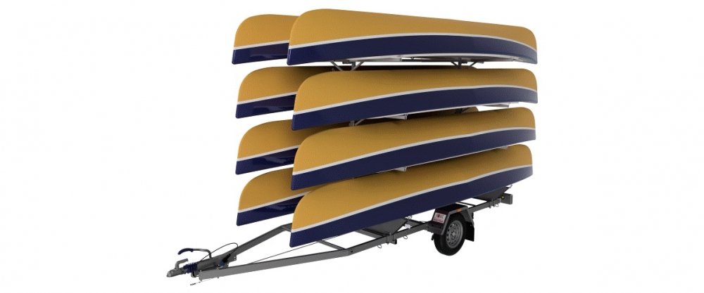 Remorque pour canoë/kayak PL 1339KSTI