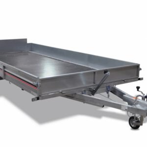 Remorque cargo PL 1344T BE – Porte-conteneurs basculante – 1,3 t