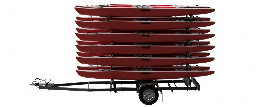 Remorque pour canoë/kayak PL 2039KSTI