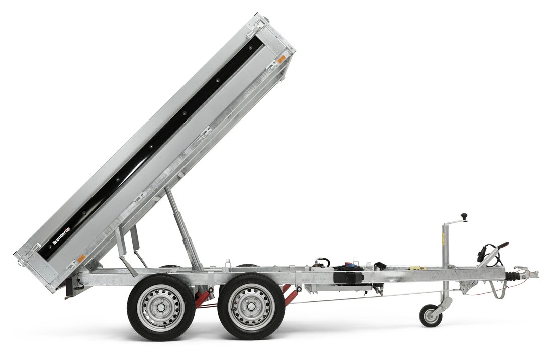 Remorque Benne BT4260STB2000 – Électro-hydraulique 2 essieux, 2000 kg