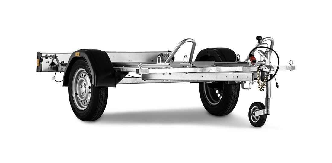 Remorque MC750 – Transport sécurisé pour 2 motos ou vélos