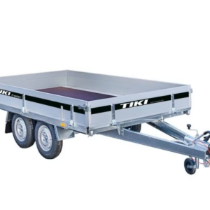 Remorque Plateau CS300-DRB / DROP – 2000 kg – Double Essieu – Freinée