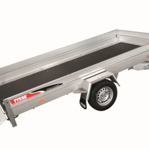 Remorque Tysse 6258 – 1 300 kg – Avec châssis de 35 cm