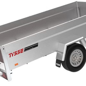 Remorque Tysse 6220 FS 50 – 1 300 kg – Freinée et basculante